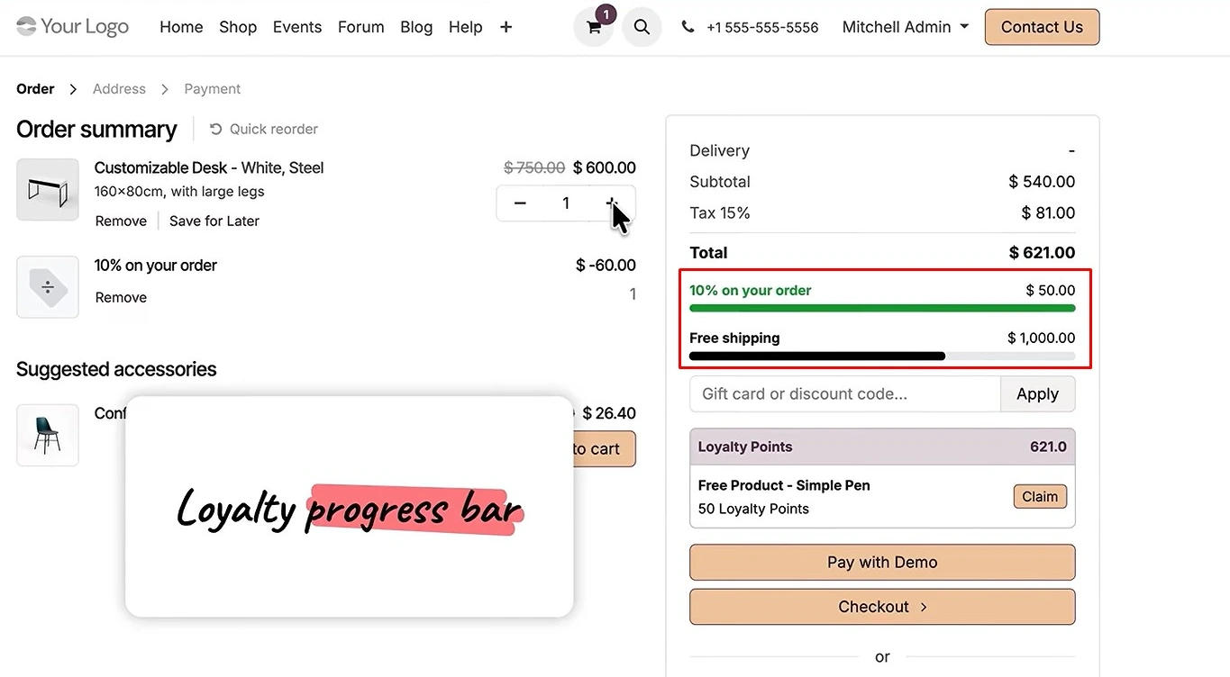 Odoo 20 eCommerce